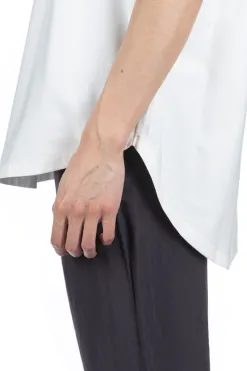 Fashion SOE Ready to Wear Round Hem Tall Tee - White