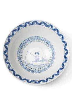 New Motif Ceramic and Art Round Plate - Fishman