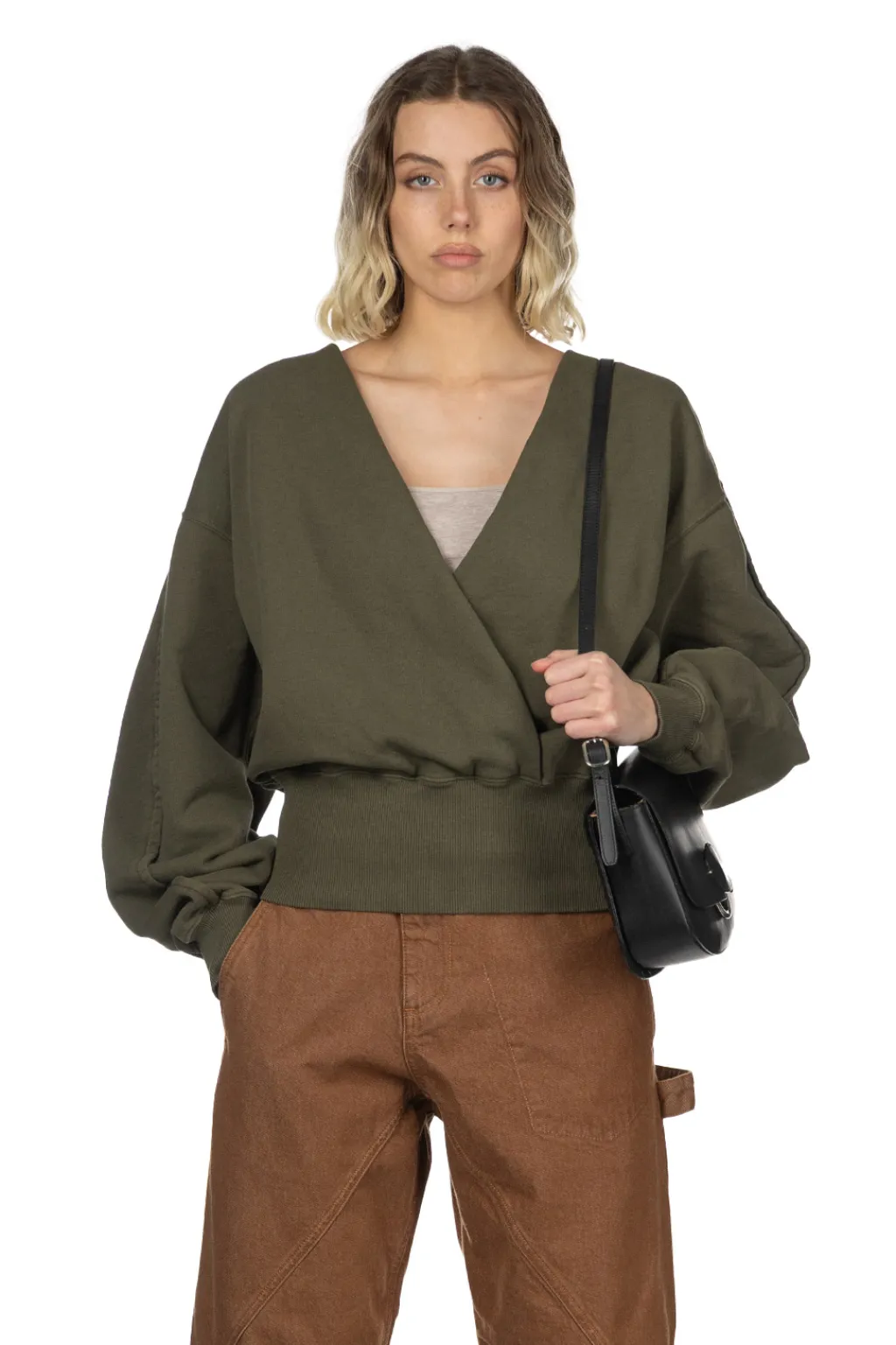 Fashion JW Anderson Rounded Wrap Sweatshirt
