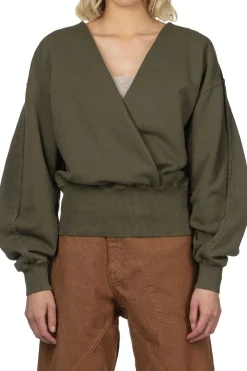 Fashion JW Anderson Rounded Wrap Sweatshirt