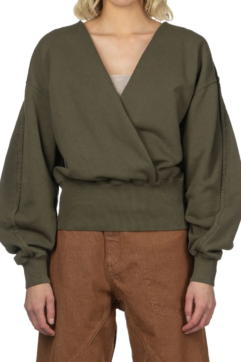 Fashion JW Anderson Rounded Wrap Sweatshirt
