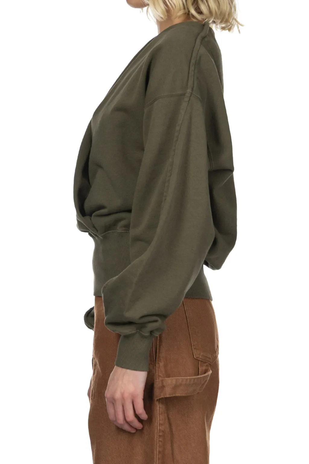 Fashion JW Anderson Rounded Wrap Sweatshirt