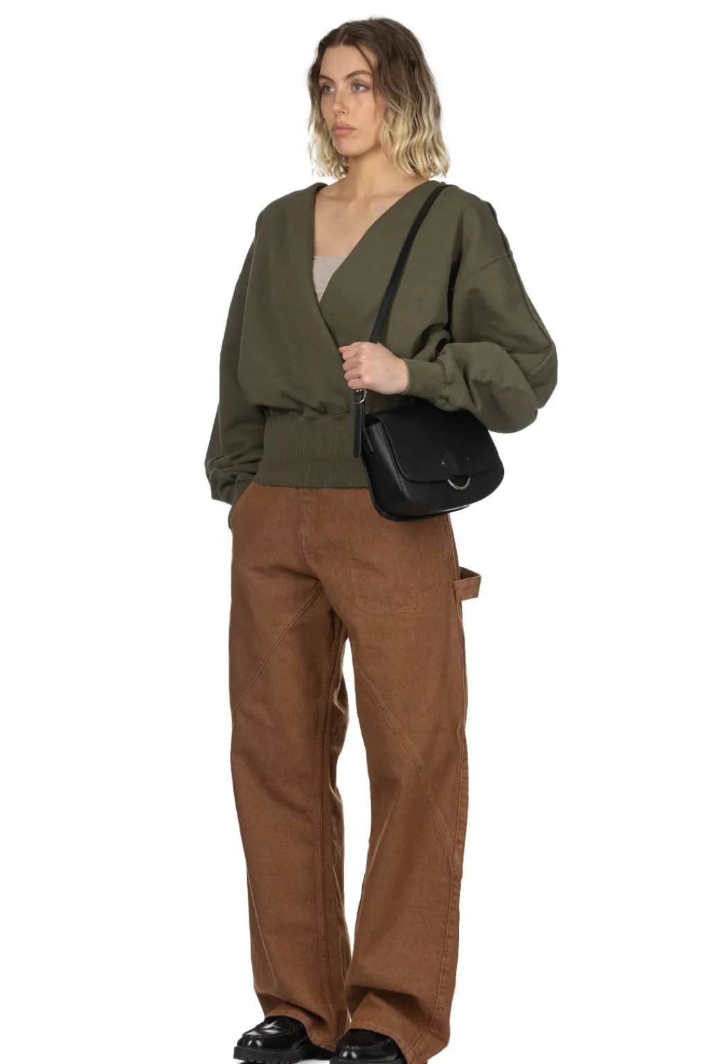 Fashion JW Anderson Rounded Wrap Sweatshirt