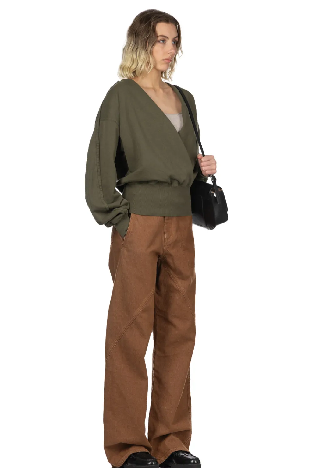 Fashion JW Anderson Rounded Wrap Sweatshirt