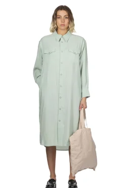 New Visvim Rust Belt Dress Long Sleeve