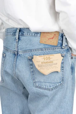 Discount OrSlow 105 90'S DENIM SKY BLUE