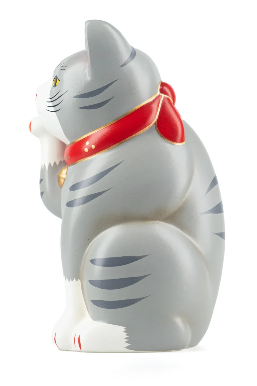Outlet Fukumaneki Sabatora Grey Lucky Cat 15.5cm
