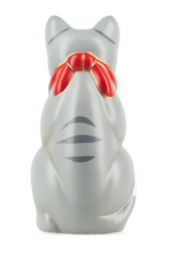 Outlet Fukumaneki Sabatora Grey Lucky Cat 15.5cm