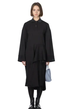 Best JW Anderson Sculptural Polo Dress - Black