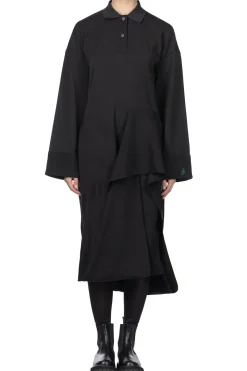 Best JW Anderson Sculptural Polo Dress - Black