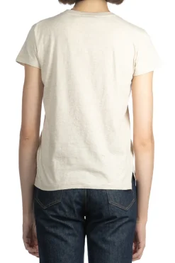 Clearance AURALEE SEAMLESS CREW NECK TEE - Brown