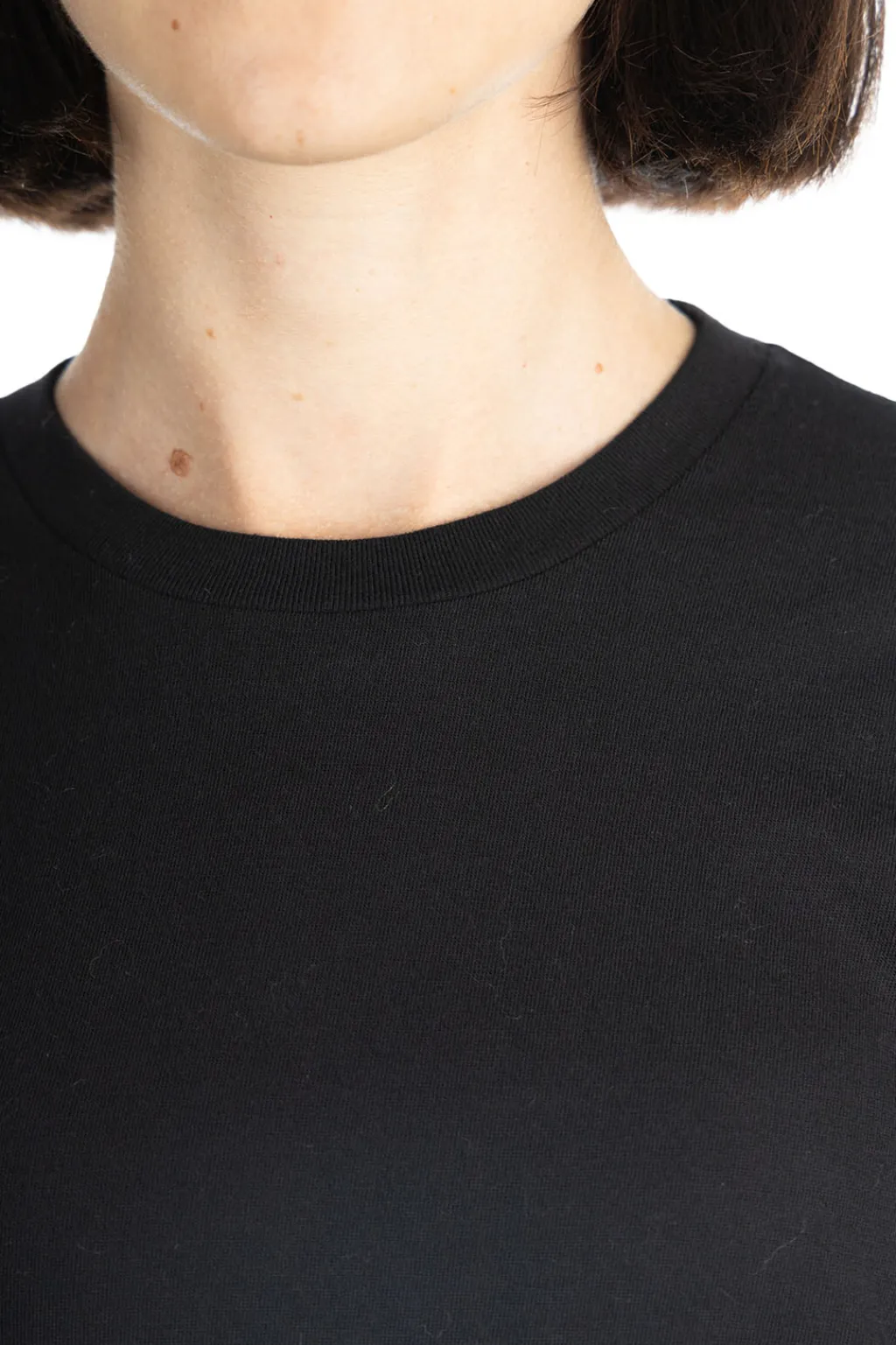 Fashion AURALEE SEAMLESS LS TEE - Black