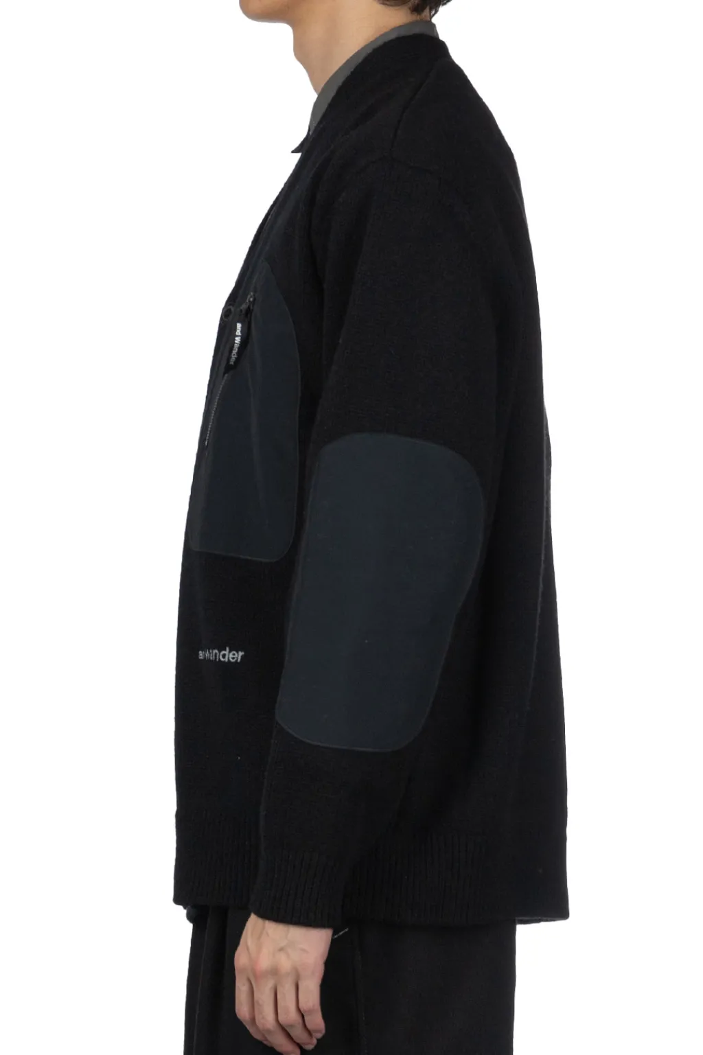Online And Wander Shetland Wool Cardigan - Black
