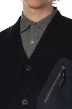 Online And Wander Shetland Wool Cardigan - Black