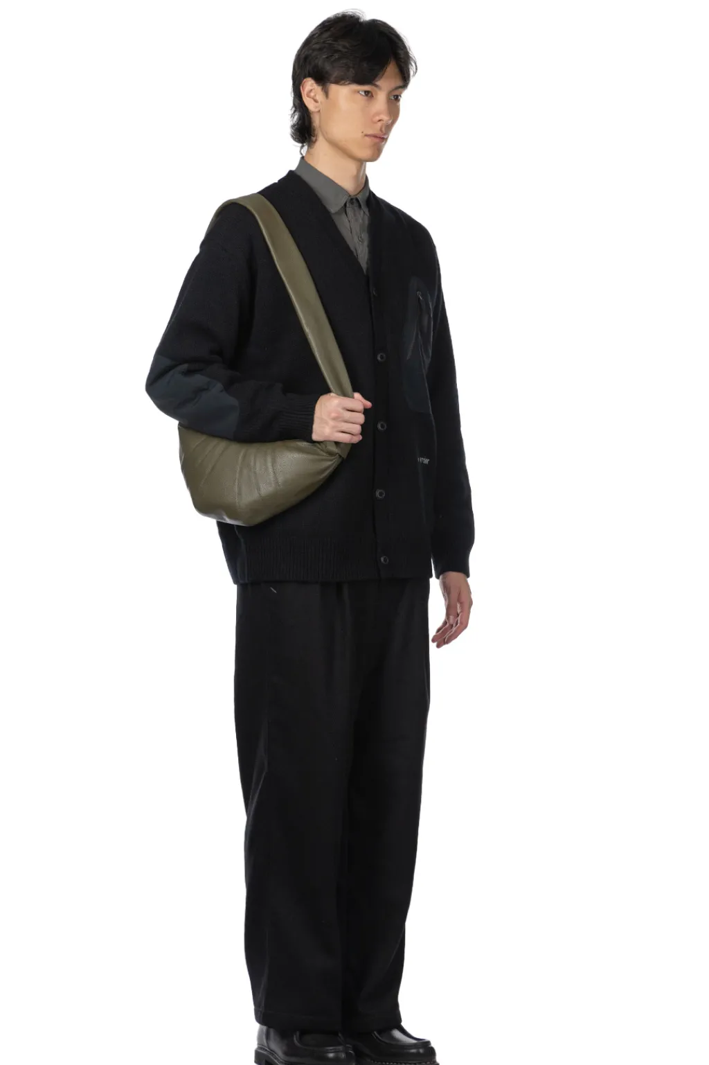 Online And Wander Shetland Wool Cardigan - Black