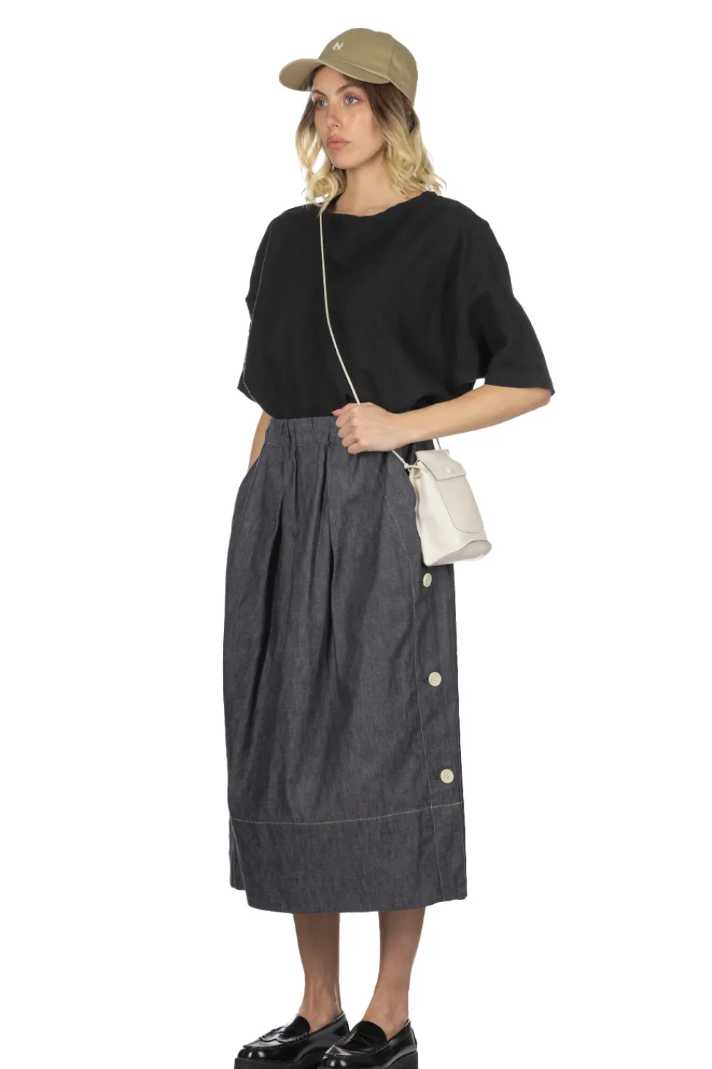 Fashion nicholson & nicholson SHIP-DENIM Skirt - Indigo