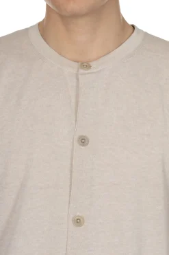 Discount LEMAIRE Short Sleeve Overshirt - Sone Beige Melange