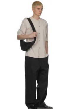 Discount LEMAIRE Short Sleeve Overshirt - Sone Beige Melange