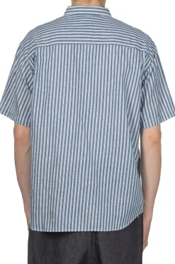 Sale Comme Des Garcons Homme Short Sleeve Shirt - Blue x Off White