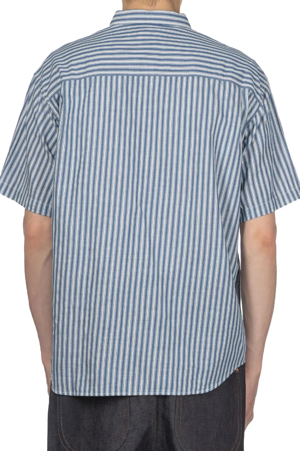 Sale Comme Des Garcons Homme Short Sleeve Shirt - Blue x Off White