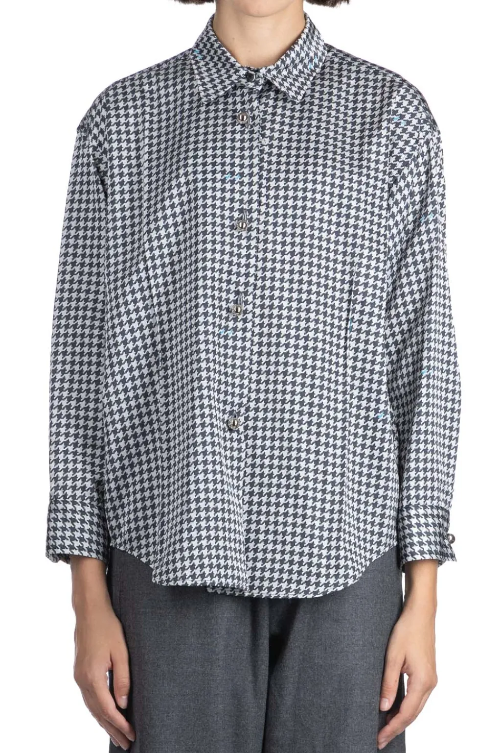 Outlet MUL PLA Side Button Shirt - Hound