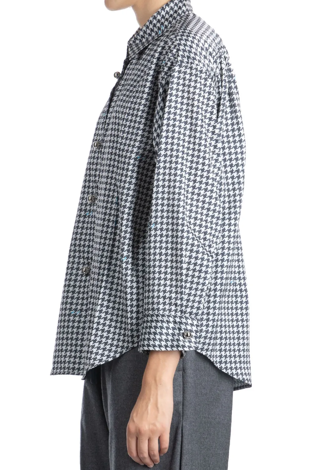 Outlet MUL PLA Side Button Shirt - Hound