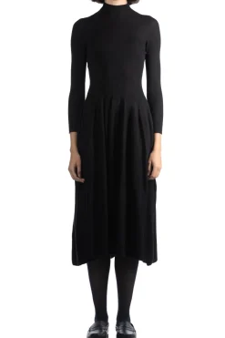 Online CFCL Silk Long Sleeve Dress - Black