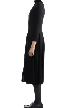 Online CFCL Silk Long Sleeve Dress - Black
