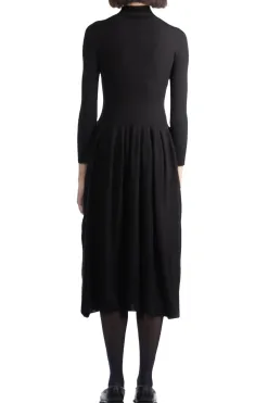 Online CFCL Silk Long Sleeve Dress - Black