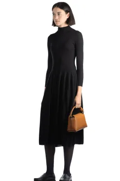 Online CFCL Silk Long Sleeve Dress - Black
