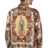Outlet Kapital Silk Rayon CHAMPETRE MARIA DRIZZLE Open Collar Shirt - Natural