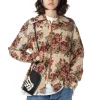 Outlet Kapital Silk Rayon CHAMPETRE MARIA DRIZZLE Open Collar Shirt - Natural