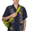 Sale Kapital Silk Rayon PECKSIH RAINBOWY WRANGLE Cuba Shirt - Navy
