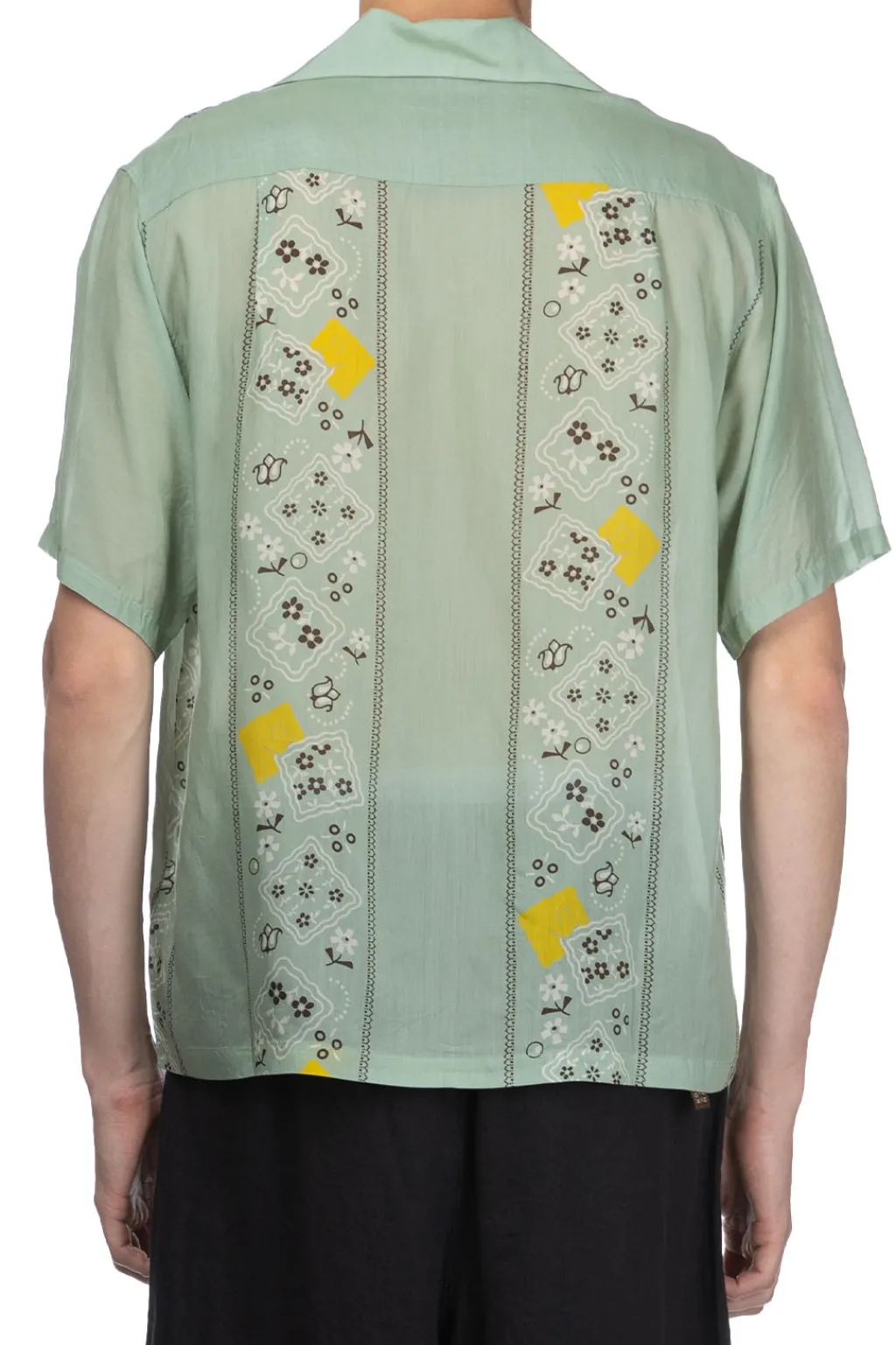 Best Kapital Silk Rayon PECKSIH RAINBOWY WRANGLE Cuba Shirt - Mint