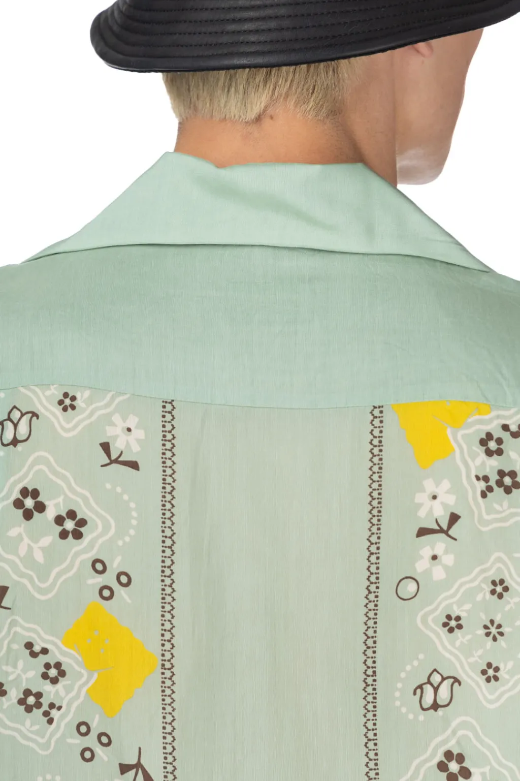 Best Kapital Silk Rayon PECKSIH RAINBOWY WRANGLE Cuba Shirt - Mint