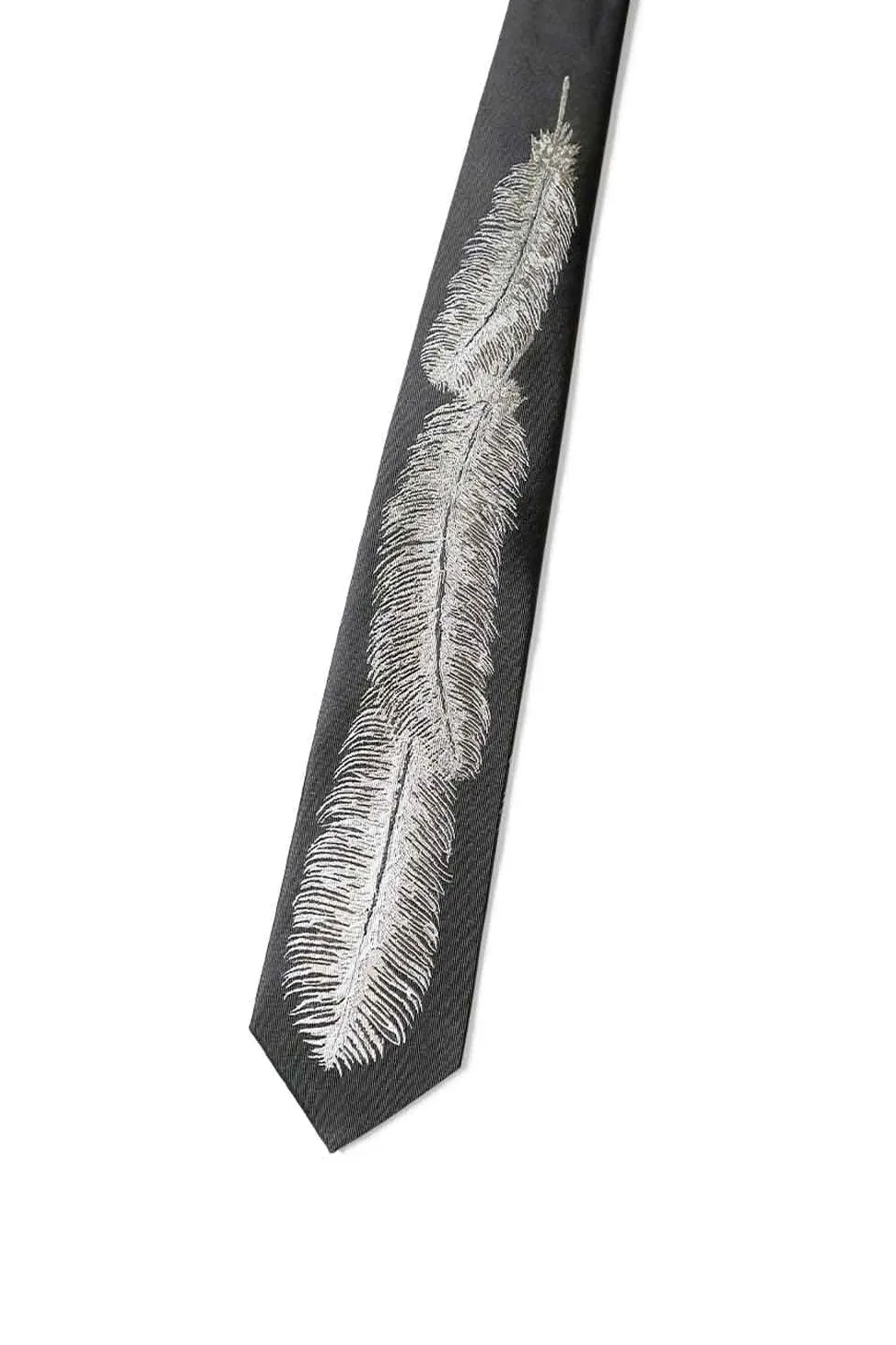 Best Kapital Silk Twill Feather Tie - 2 Color Choices