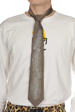 Best Kapital Silk Twill Feather Tie - 2 Color Choices