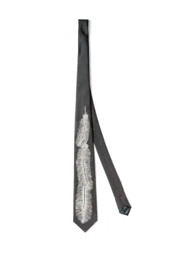 Best Kapital Silk Twill Feather Tie - 2 Color Choices