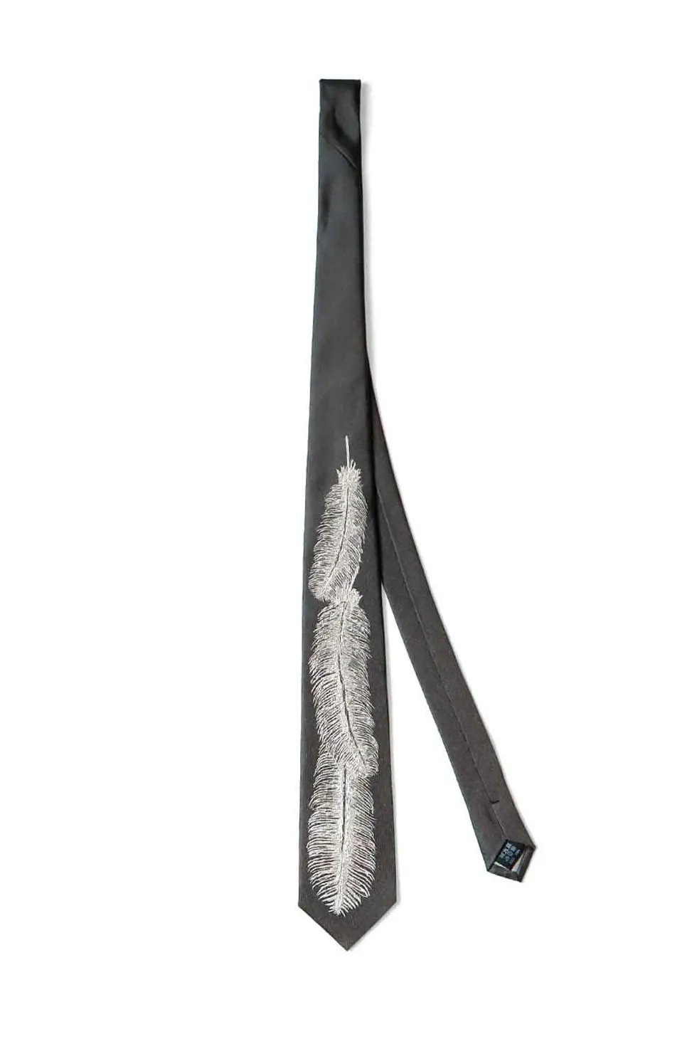 Best Kapital Silk Twill Feather Tie - 2 Color Choices