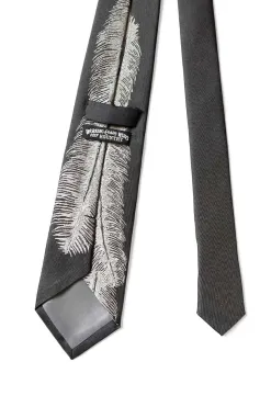 Best Kapital Silk Twill Feather Tie - 2 Color Choices