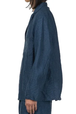 Hot OrSlow Simple Light Jacket - Indigo Check
