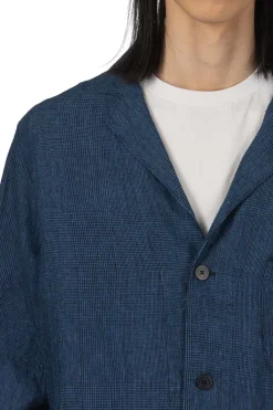 Hot OrSlow Simple Light Jacket - Indigo Check