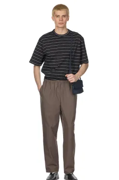 New Still by Hand Slim Tapered Jersey Pants - Olive