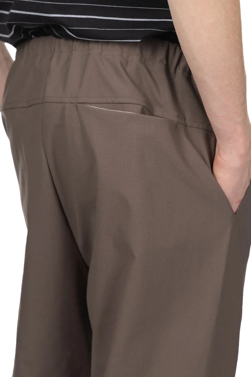 New Still by Hand Slim Tapered Jersey Pants - Olive