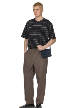 New Still by Hand Slim Tapered Jersey Pants - Olive