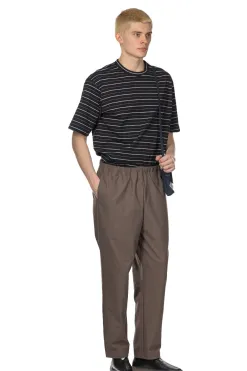 New Still by Hand Slim Tapered Jersey Pants - Olive