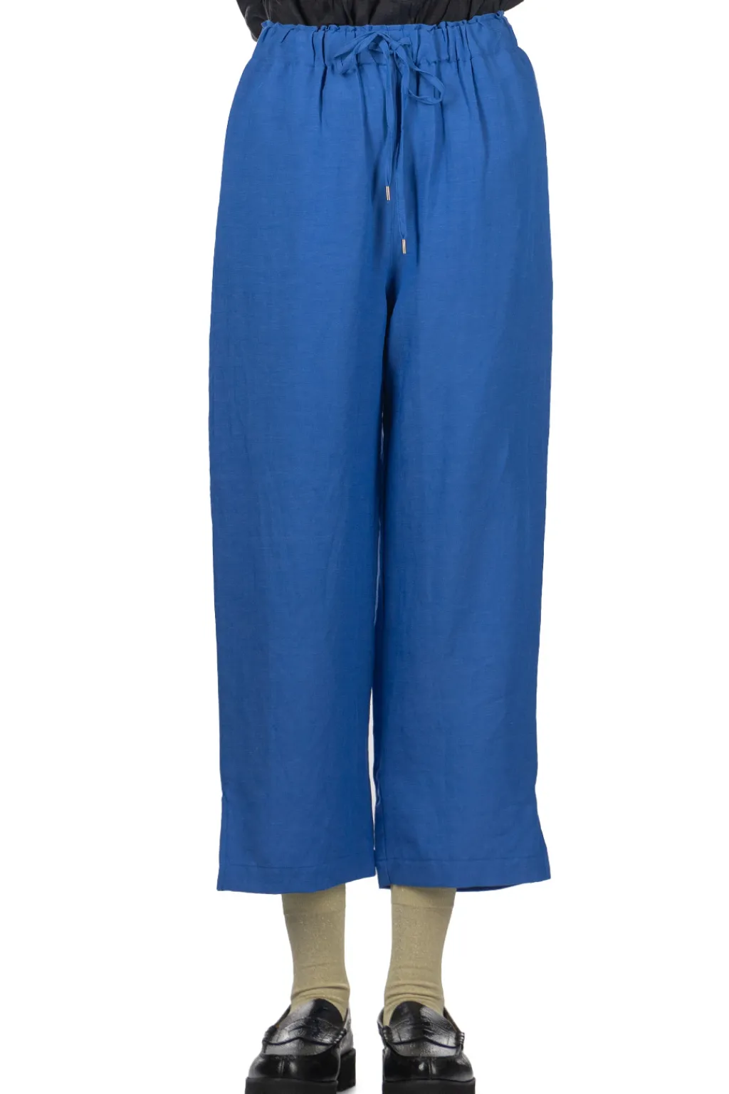Clearance Manon Slit Easy Pants - Blue