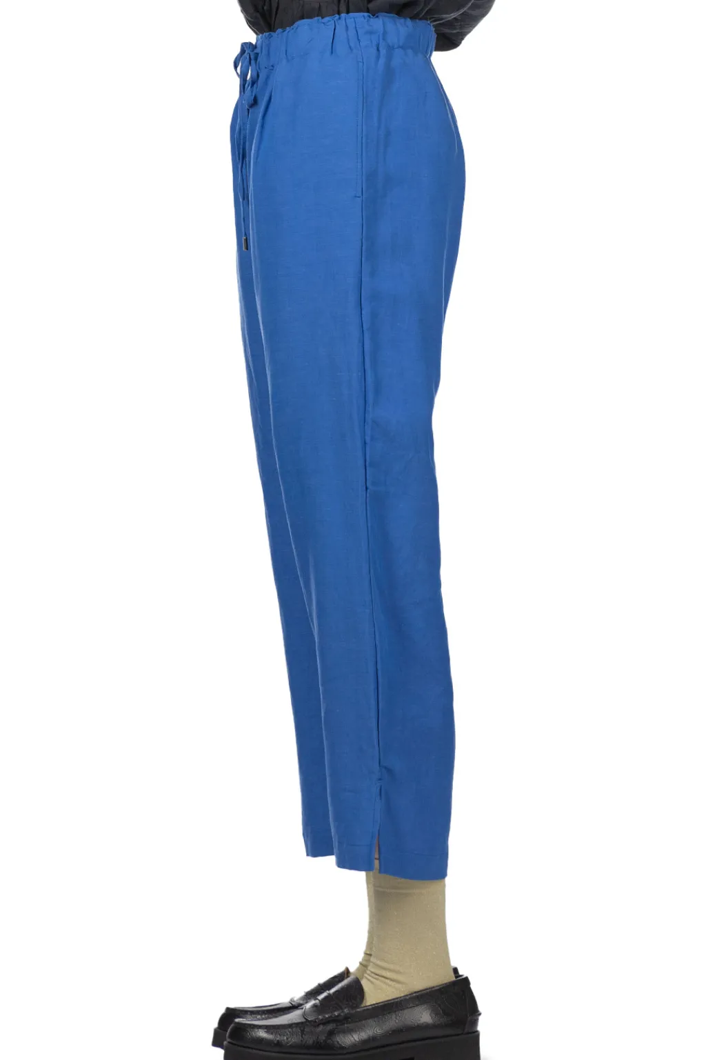 Clearance Manon Slit Easy Pants - Blue