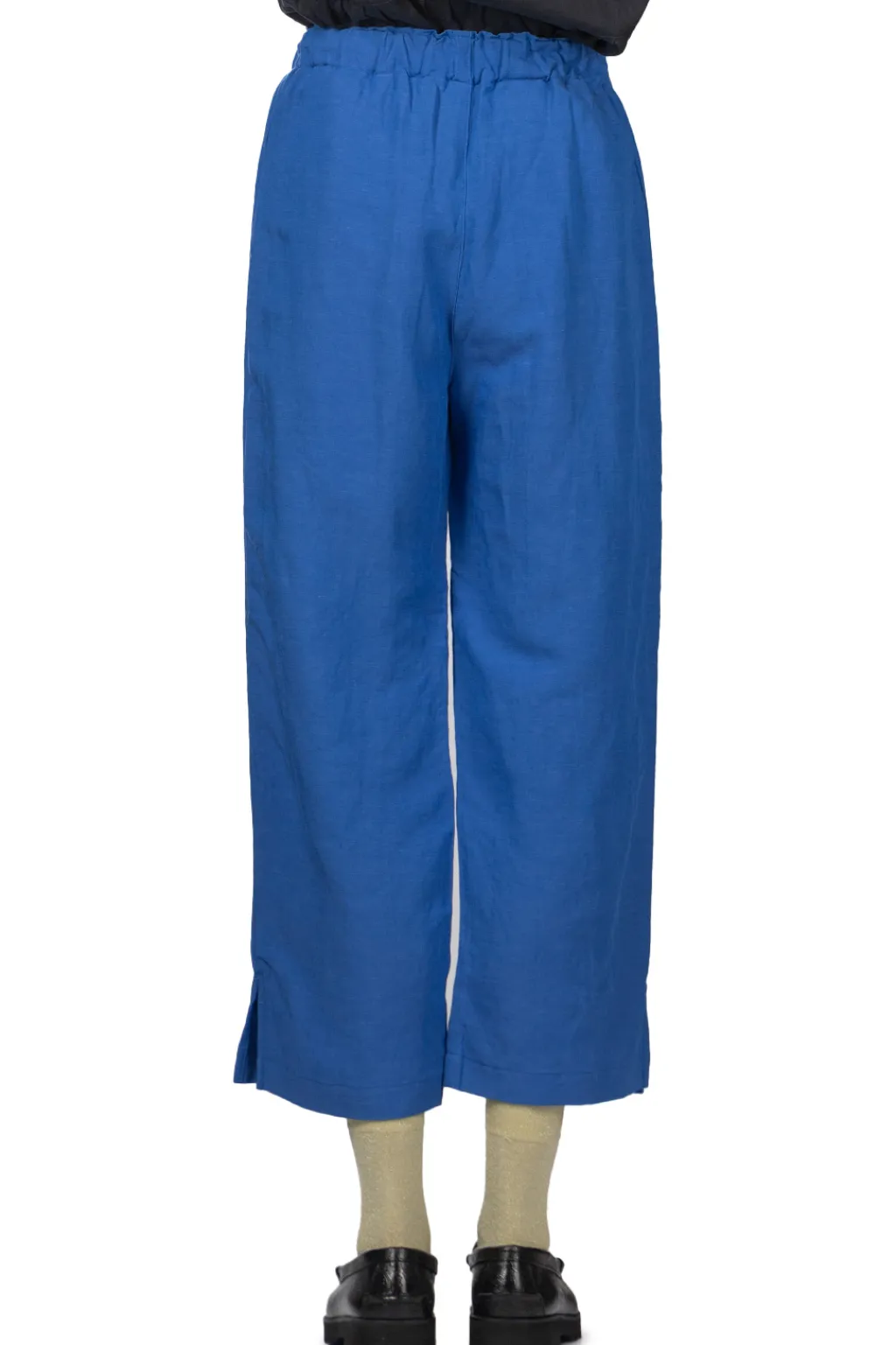 Clearance Manon Slit Easy Pants - Blue