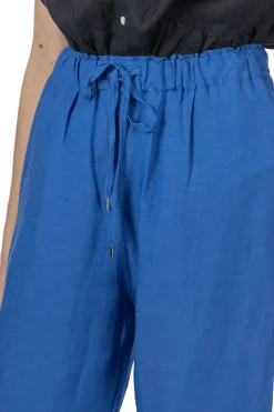 Clearance Manon Slit Easy Pants - Blue